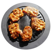 Сковорода гриль-газ "Вкусный ужин"