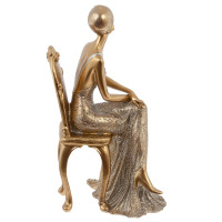 Фигурка декоративная "Девушка", L13 W11 H24 см