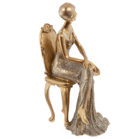 Фигурка декоративная "Девушка", L13 W11 H24 см