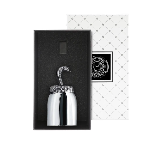 Рюмка "Змея" посеребренная с чернением Рюмка "Змея" посеребренная с чернением