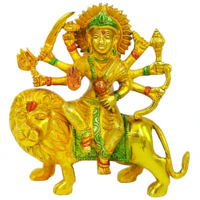 Дурга статуэтка бронза 145*140*45мм