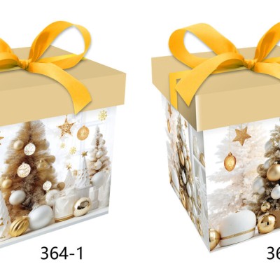 Коробка подарочная, L15 W15 H15, 2в.
