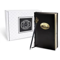 Набор канцелярский (ежедневник+карандаш) "Москва" латунный из экокожи