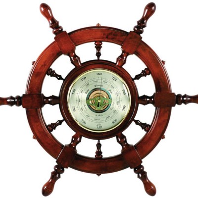 Барометр штурвал сувенирный