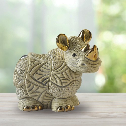 Статуэтка керамическая Белый Носорог Статуэтка керамическая Белый Носорог