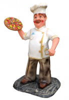 Декоративная садовая фигурка "Пиццайоло"