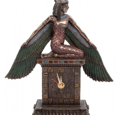 Статуэтка с часами "Богиня Исида" 