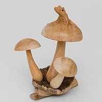 Статуэтка "Ящерица на грибочке"                    