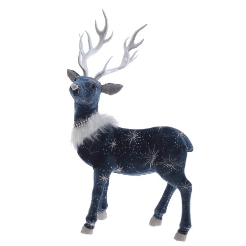 Фигурка декоративная "Звездный Олень", L24 W15 H43 см Фигурка декоративная "Звездный Олень", L24 W15 H43 см