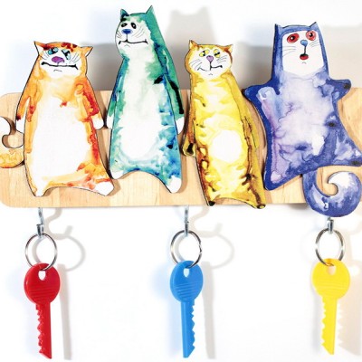 Ключница "Большие коты"