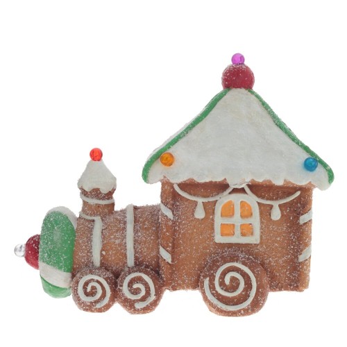 Фигурка декоративная с подсветкой "Паровозик", L35 W14 H28 см (3хAAА н/п)