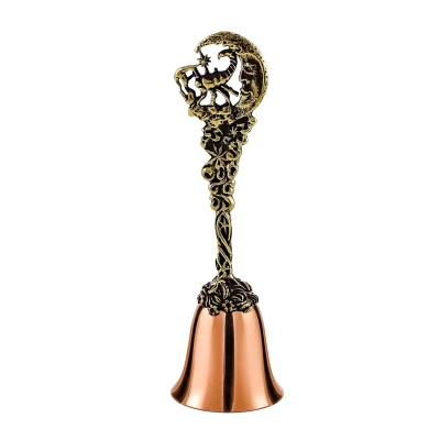 Колокольчик "Зодиак-Скорпион" медь-латунь с чернением