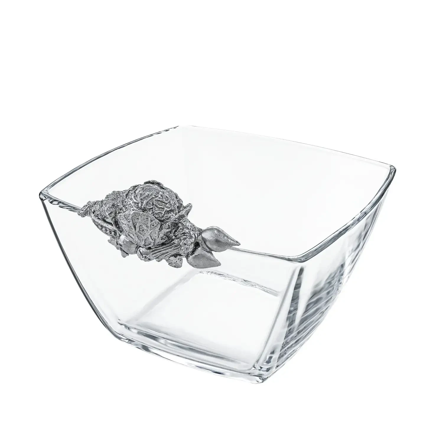 Чаша для орехов "Заяц" никелированная