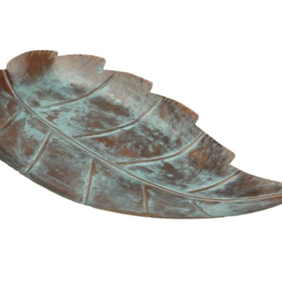 Блюдо медное "Art Leaf"