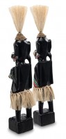 Набор статуэток аборигенов "Амбе" черный