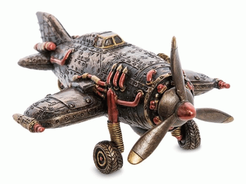 Статуэтка декоративная "Ретро-самолет"