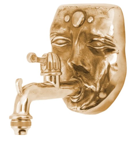 Водопроводный кран "Лицо"