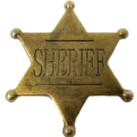Декоративный значок "Sheriff"