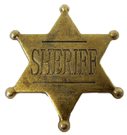 Декоративный значок "Sheriff"