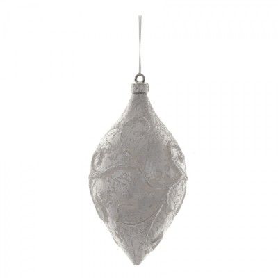 Украшение новогоднее "Лунная капля", L6 W6 H10 см
