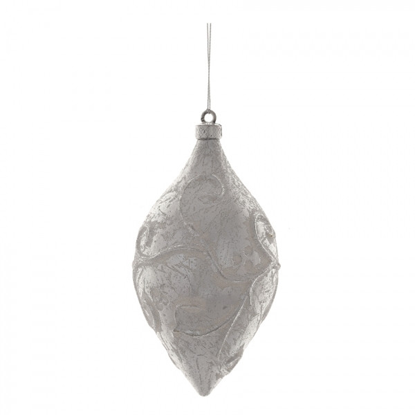 Украшение новогоднее "Лунная капля", L6 W6 H10 см