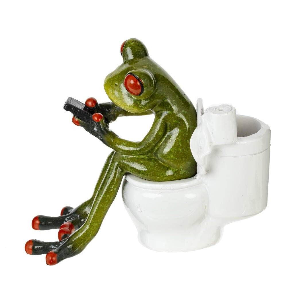 Фигурка декоративная "Лягушка", L12,5 W7 H10,5 см