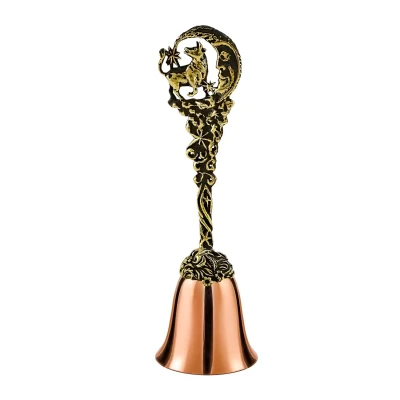 Колокольчик "Зодиак-Телец" медь-латунь с чернением