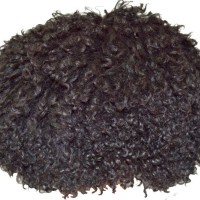 Туркменская папаха "Тельпек" чёрная