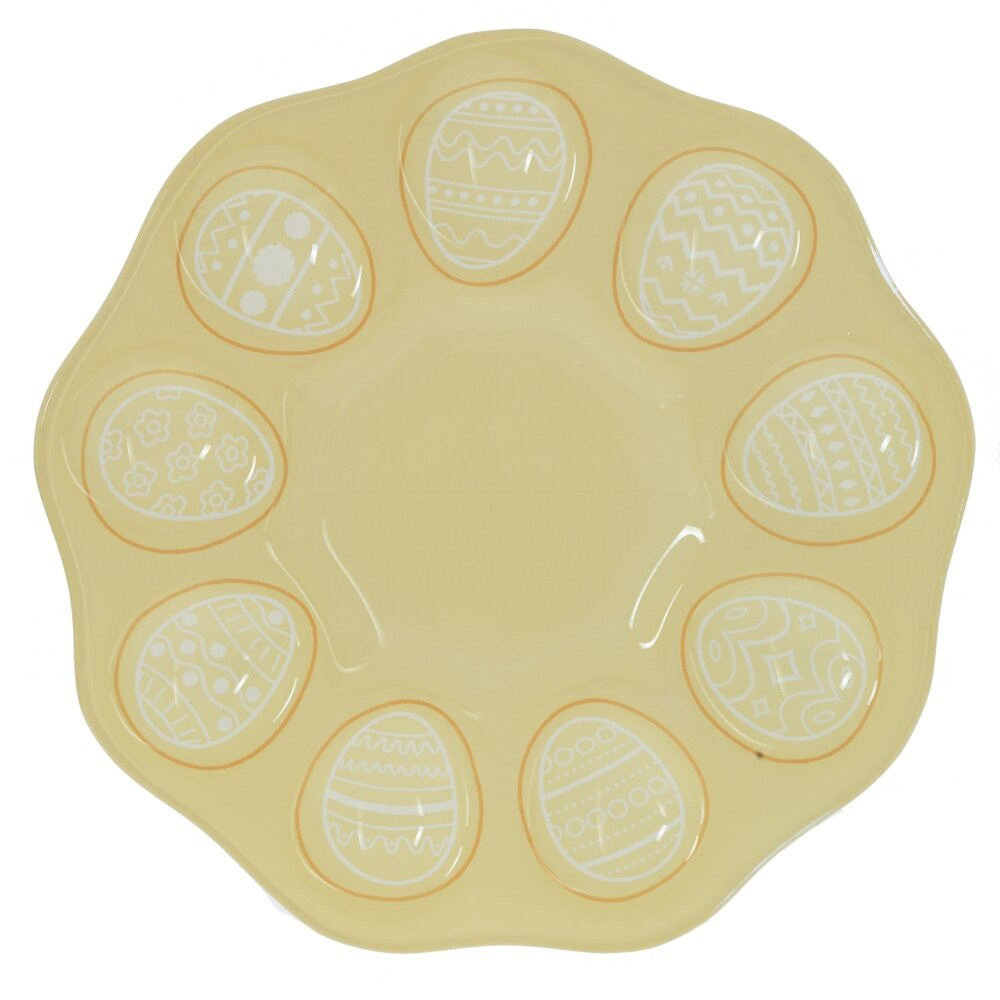 Тарелка для 9-ти яиц, L19,5 W19,5 H1 см