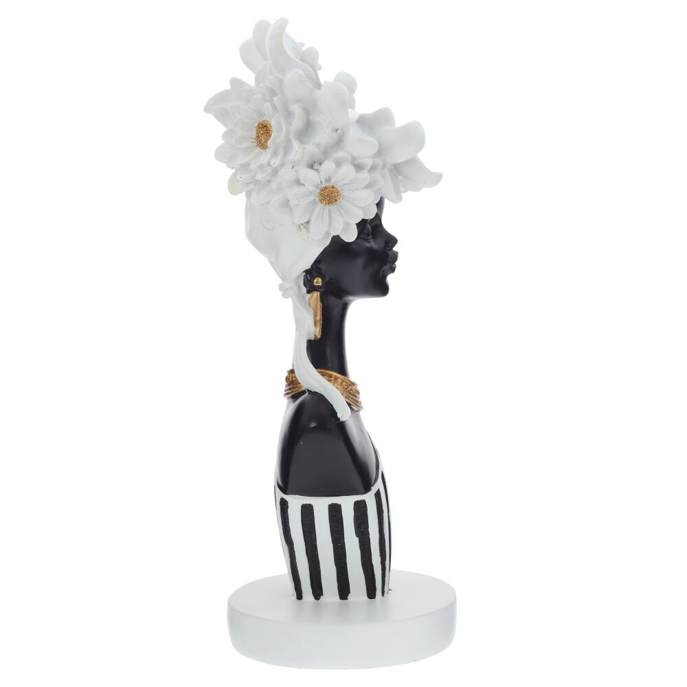 Фигурка декоративная "Африканка", L12 W11 H31 см