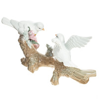 Фигурка декоративная "Голуби", L21 W11 H15 см