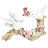 Фигурка декоративная "Голуби", L21 W11 H15 см