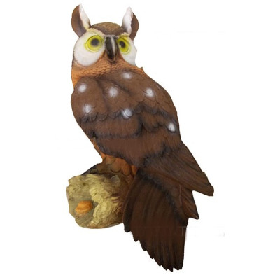 Декоративная садовая фигурка "Филин настенный"