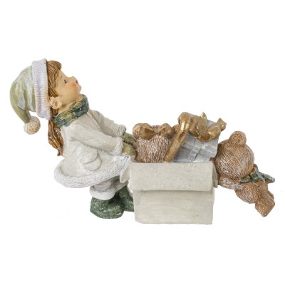 Фигурка декоративная "Девочка с игрушками", L15 W5 H9,5 см
