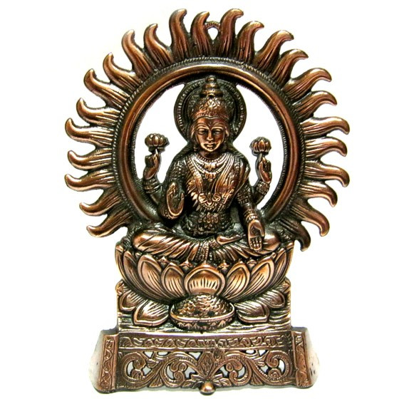 Статуэтка Сарасвати 28,5см силумин