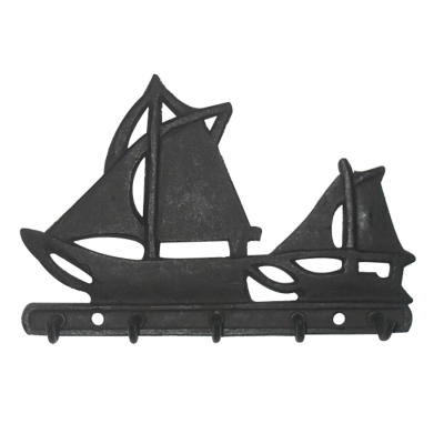 Вешалка чугунная "Лодка" 
