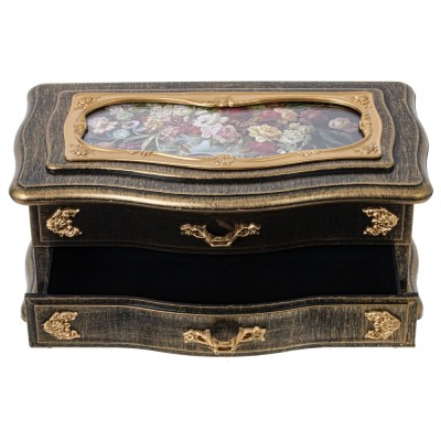 Шкатулка для украшений музыкальная, L21 W12 H9 см