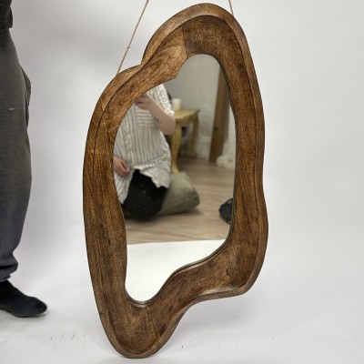 Зеркало резное, дерево манго, 95×48 см