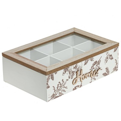 Шкатулка для чайных пакетиков, L23 W15 H7 см