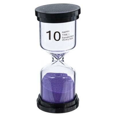 Часы песочные (10 мин.), L4,5 W4,5 H10,5 см