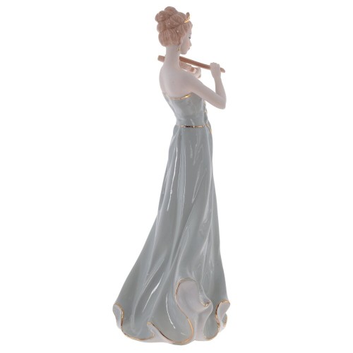 Фигурка декоративная "Девушка со скрипкой", L18,5 W11,5 H34 см