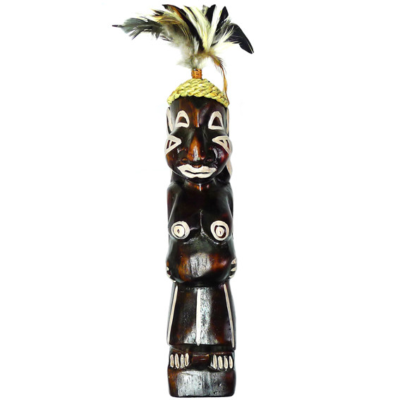 Абориген статуэтка 30х5,5см, дерево албезия