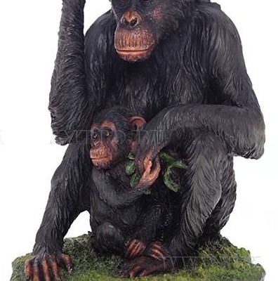 Декоративная фигурка "Обезьяна с детенышем"