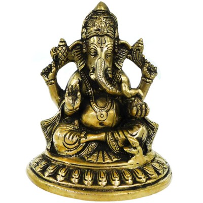 Ганеша статуэтка бронза 146*126*90мм
