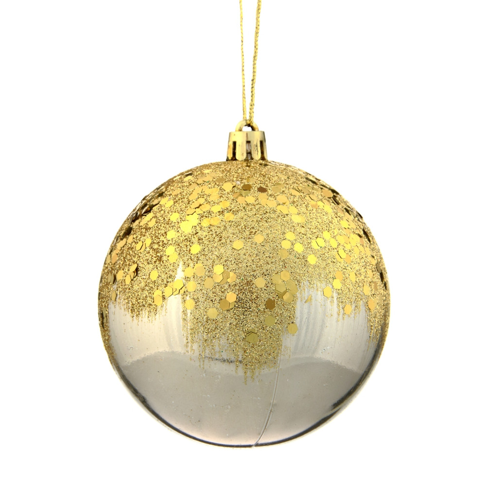 Набор из 12шт Украшение новогоднее Шар "Золотое напыление", D10 см, L44 W33 H11 см Набор из 12шт Украшение новогоднее Шар "Золотое напыление", D10 см, L44 W33 H11 см