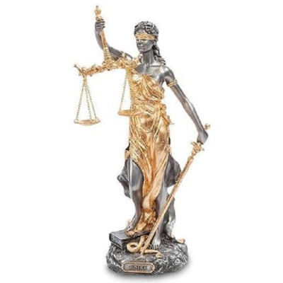 Статуэтка "Фемида в золоте"