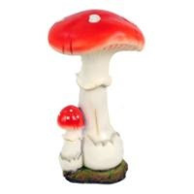 Декоративная садовая фигурка "Гриб мухомор двойной"   