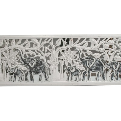 Зеркало резное, дерево манго и МДФ, 121×40 см