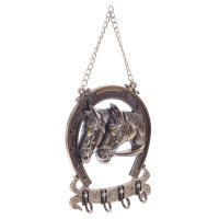 Ключница подвесная "Лошади", L12 W2,5 H23 см