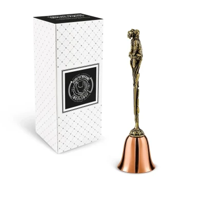 Колокольчик "Охота" медь-латунь с чернением